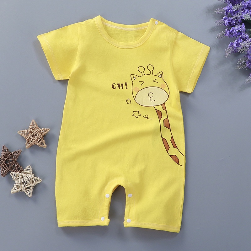 Cherry - Jumper Pendek Bayi / Romper Bayi / Jumpsuit Bayi Karakter / Jumper Bayi Baju Bayi - J032