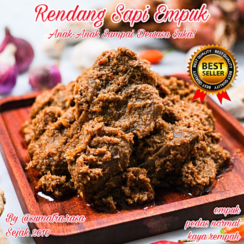 

Rendang Sapi/Rendang Urat/Rendang Paru Sapi Empuk Premium