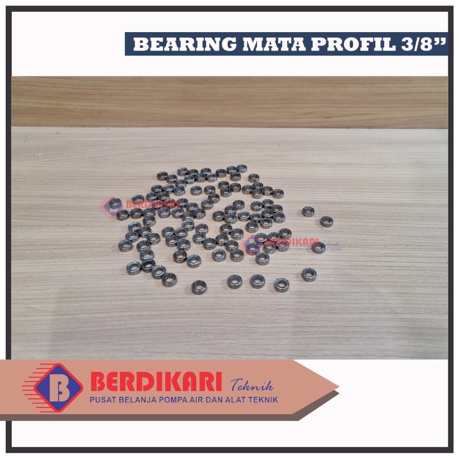Router Bits Bearing 3/8" (9.5mm) lahar mata profil kecil
