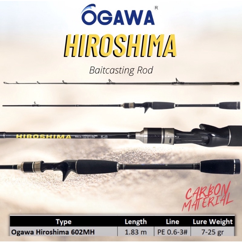 Joran Ogawa Hiroshima Baitcasting Rod 180MH cm