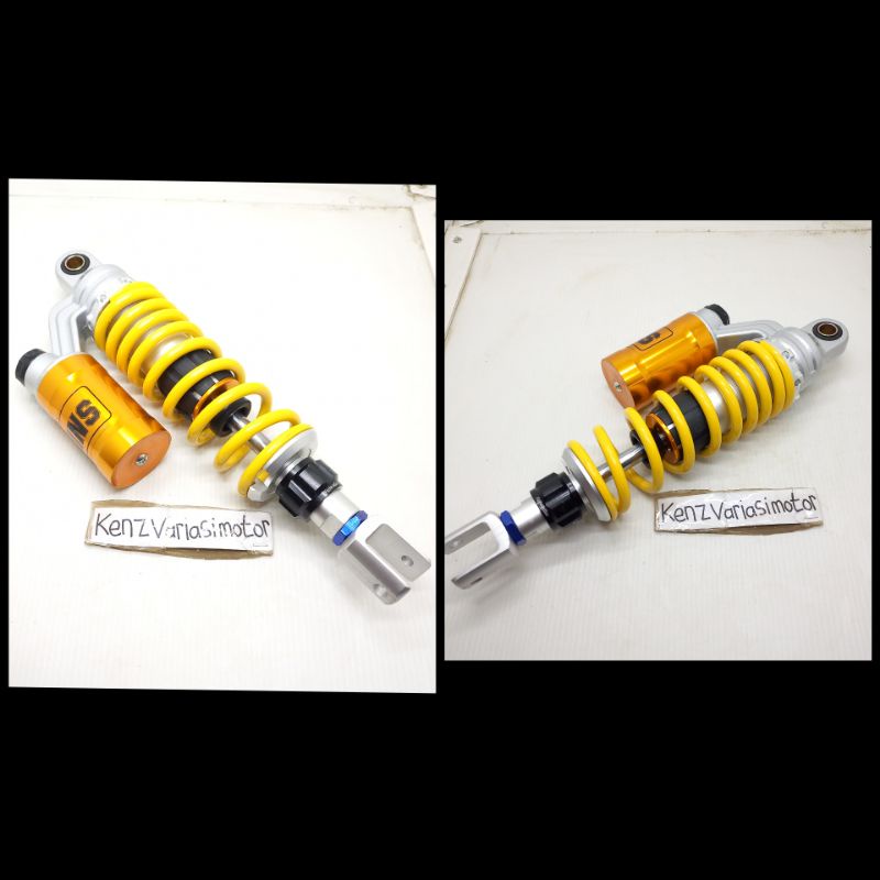 shock  shock breker ohlins tabung atas non stell 310 mm dan 330 mm PNP Honda dan Yamaha matic.
