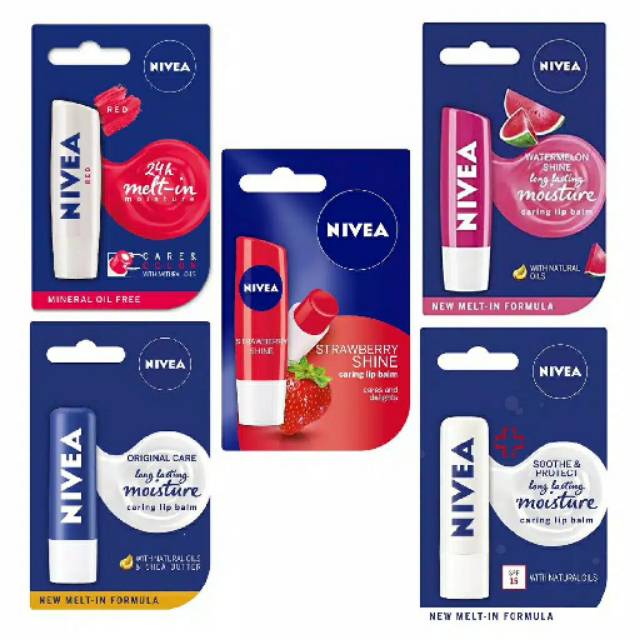 Nivea Lip Care Lip balm strawberry watermelon