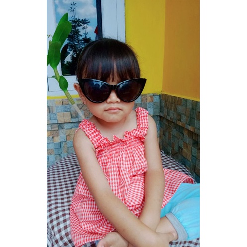 Sabrina kerut tengtop/atasan anak perempun cantik dan lucu 1- 6 tahun