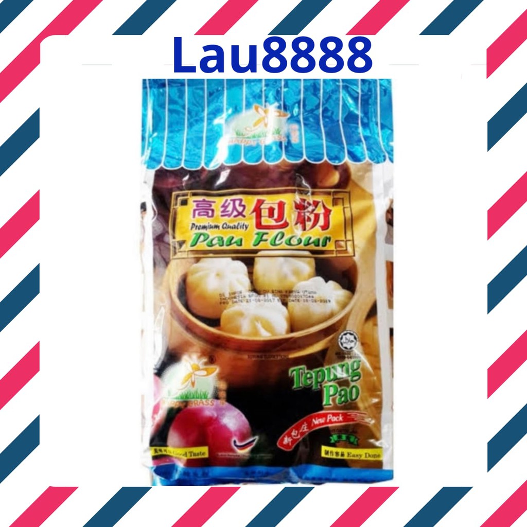 

Tepung Pao Happy Grass / Tepung Bakpao / Pau Flour 1.3kg HALAL