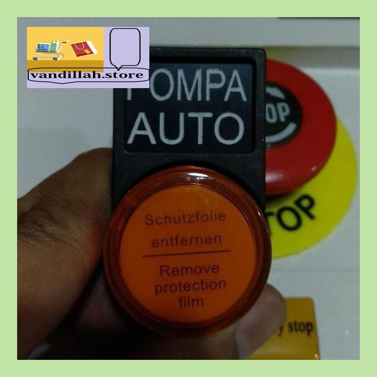 

Vadsjd0R5 Custom Label Pilot Lamp Push Button 22Mm, Label + Name Plate Panel 9Mtn50Ilah