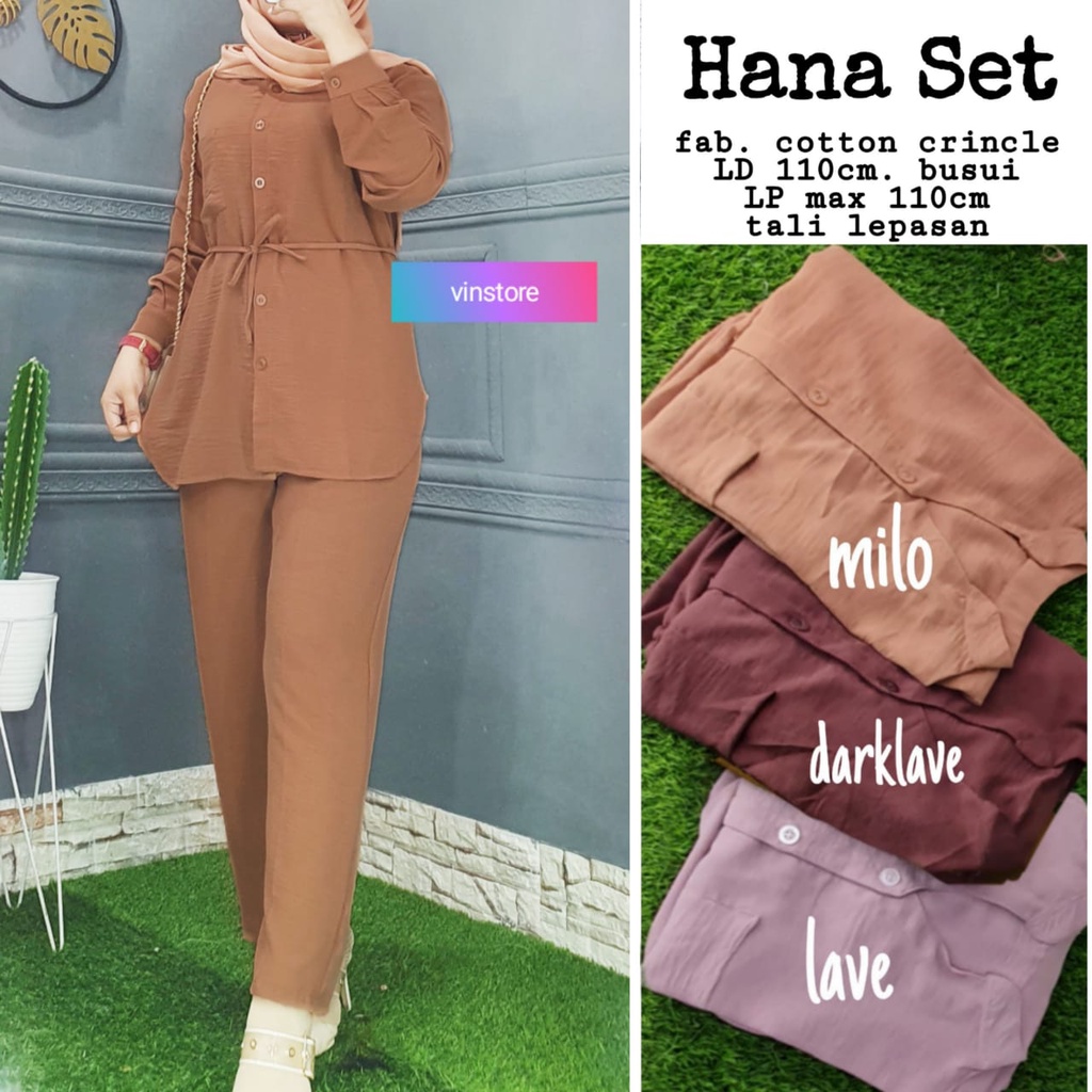 Hana set by Vinstore