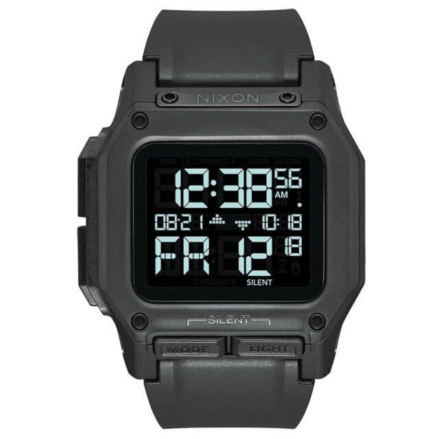 Original NIXON REGULUS ALL BLACK A1180001 Premium Kekinian