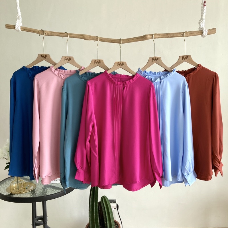 Kemeja Blouse Tunik Opnaisel Premium