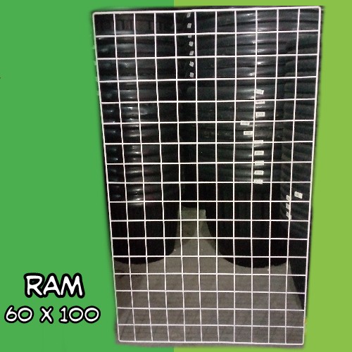 Ram Kawat Besi untuk pot dinding pajangan display dinding
