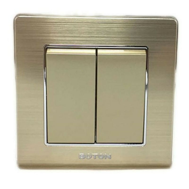 Saklar Seri Hotel Boton 2 gang 2 way switch