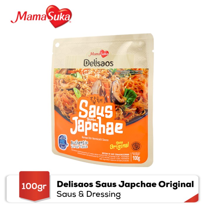 

SAUS-DRESSING- MAMASUKA DELISAOS SAUS JAPCHAE ORIGINAL 100 GR -SAUS-DRESSING.