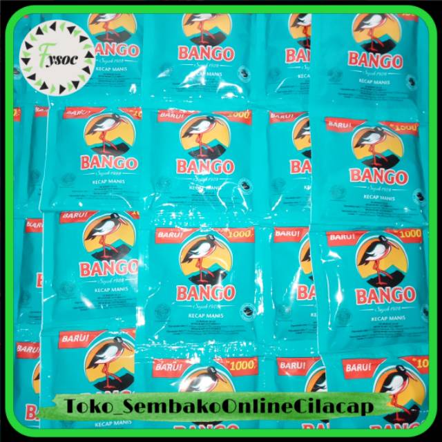 BANGO KECAP MANIS 20ML RENCENG SACHET ECER RP1.000