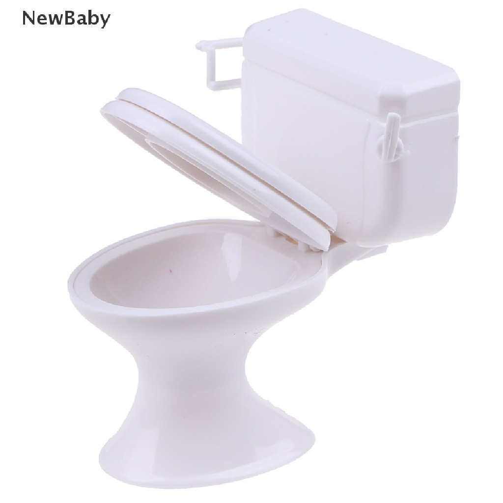 Mainan Miniatur Toilet Kamar Mandi Vintage Untuk Aksesoris Rumah Boneka