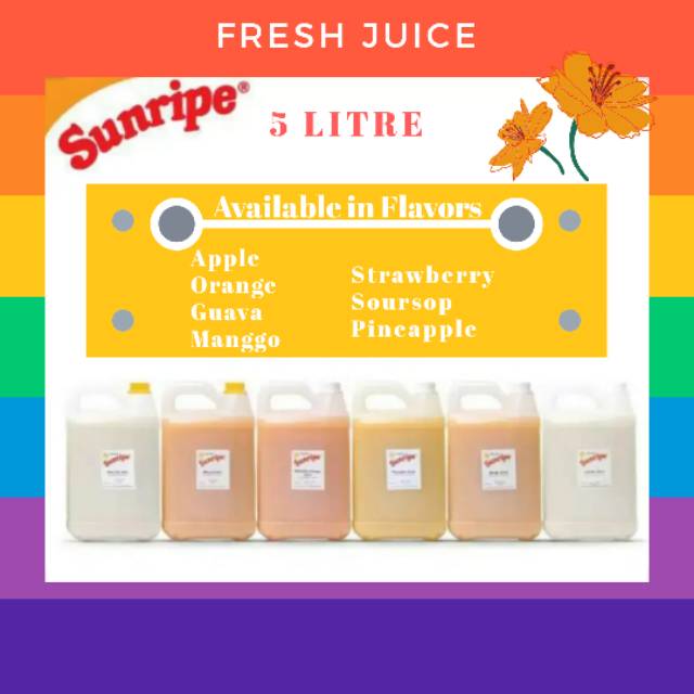 

Sunripe Juice 5 Liter