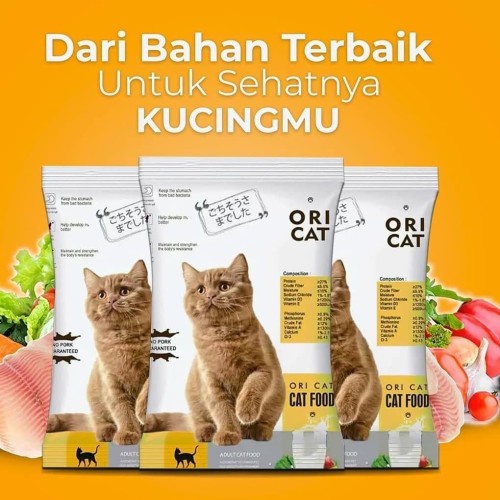 grab/gojek ( 1 KARUNG 20KG) - makanan kucing ori cat 20 kg - oricat adult 20 kg