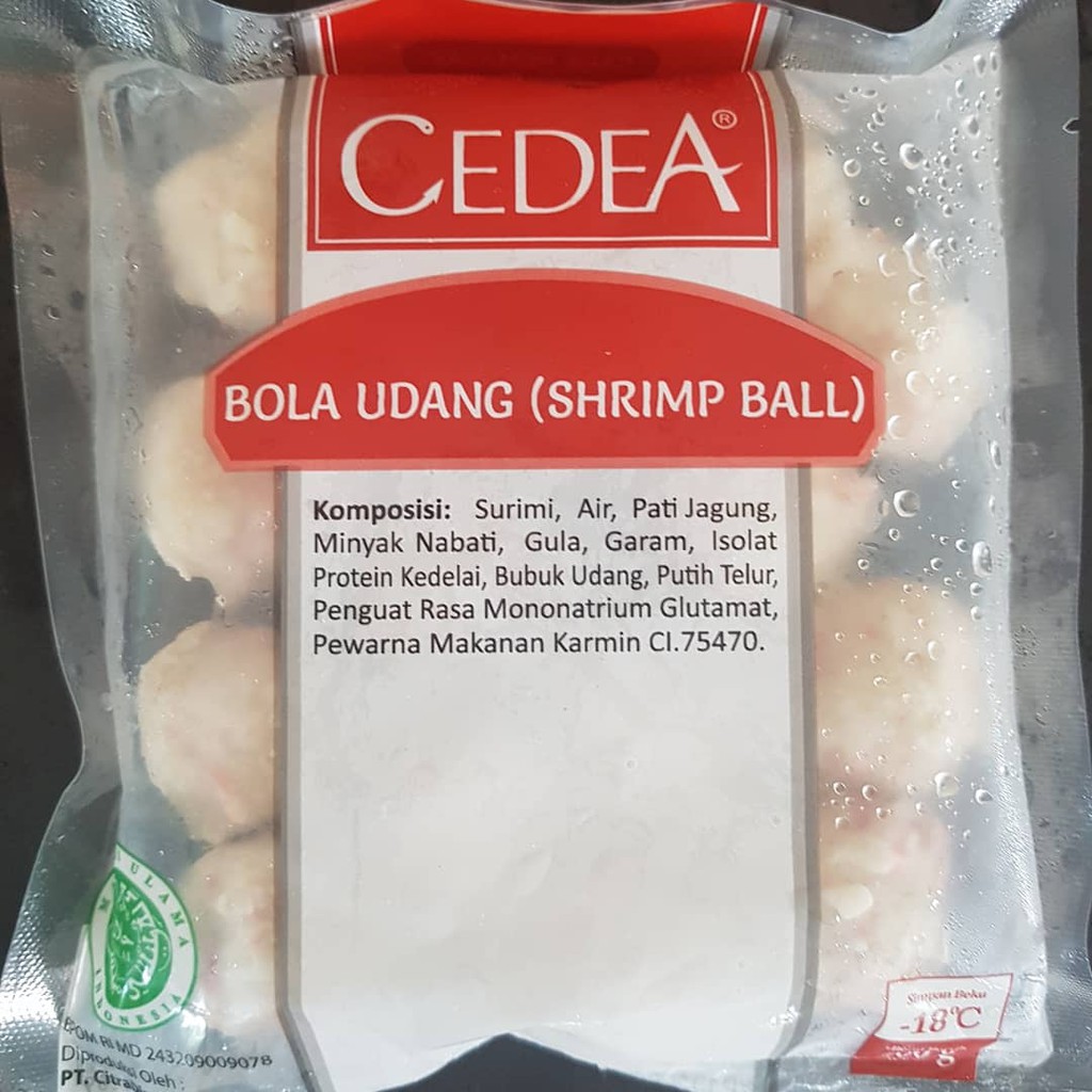 

Bola Udang 200GR Cedea