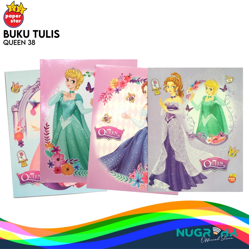 

BUKU TULIS A5 38 LEMBAR PAPERSTAR – QUEEN