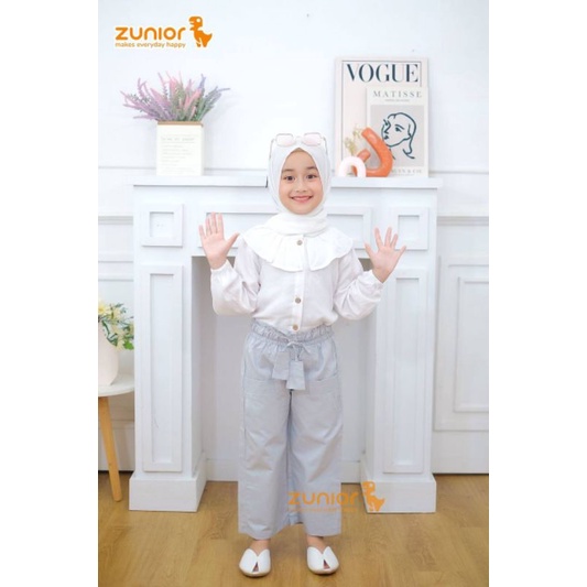 Celana Anak Perempuan Kulot Zunior Premium 1-12 Tahun