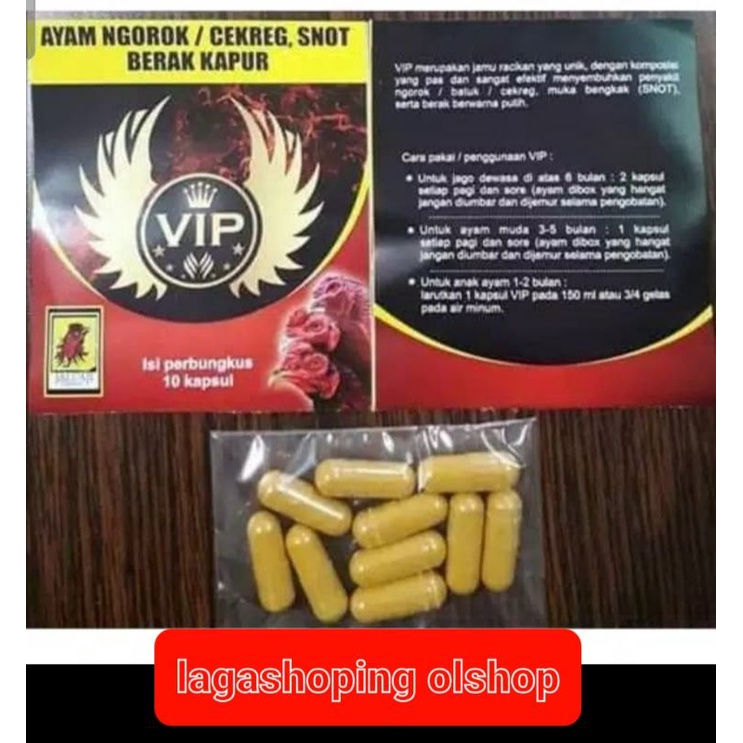 vip 10butir obat ayam burung merpati ngorok cegreg snot berak kapur jalu aji