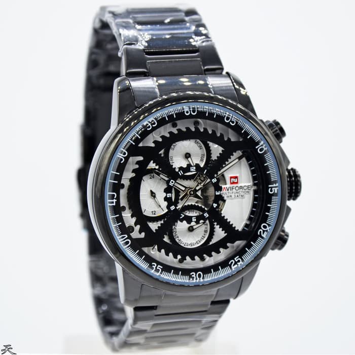 Jam Tangan Pria | Naviforce NF9150 Original | Chrono Aktif Rantai