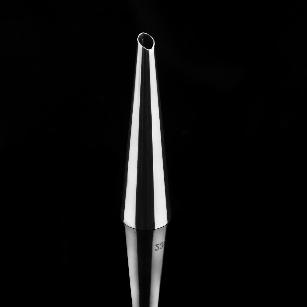Solighter 1pc Ujung Puff Bahan Stainless Steel Untuk Dekorasi Kue