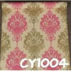 Wallpaper dinding 3d motif elegant / Wallpaper dinding kamar tidur anak wallstiker Motif Batik Cy1004 45cm x 9m