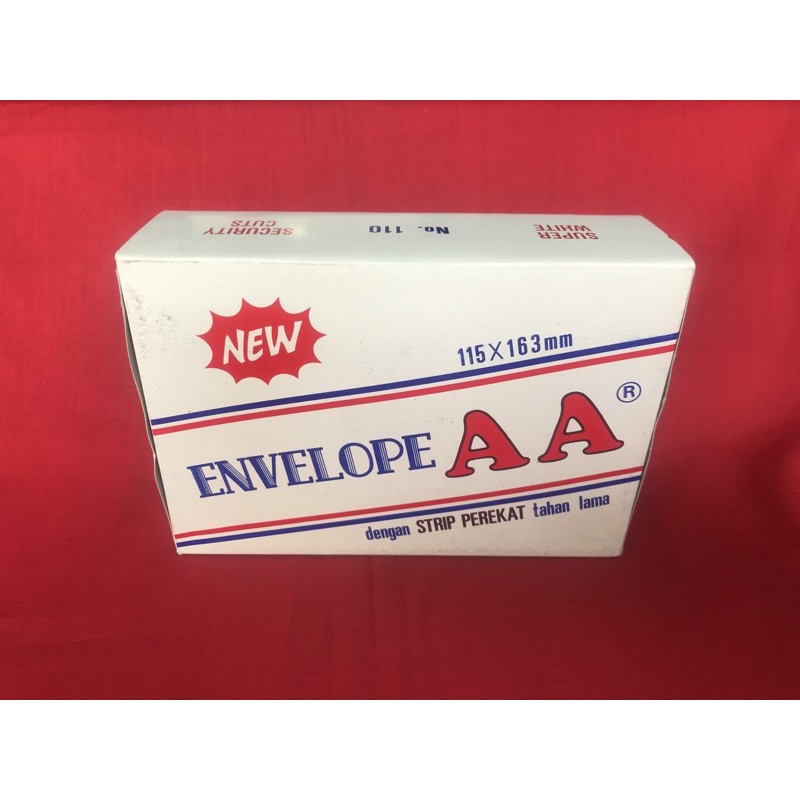 

Amplop Envelope AA ukuran 115x163 mm