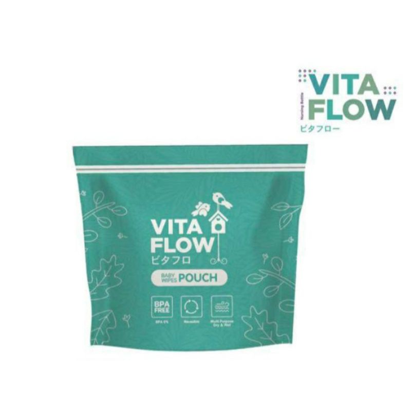 Vita Flow Baby Wipes Pouch Isi 10's