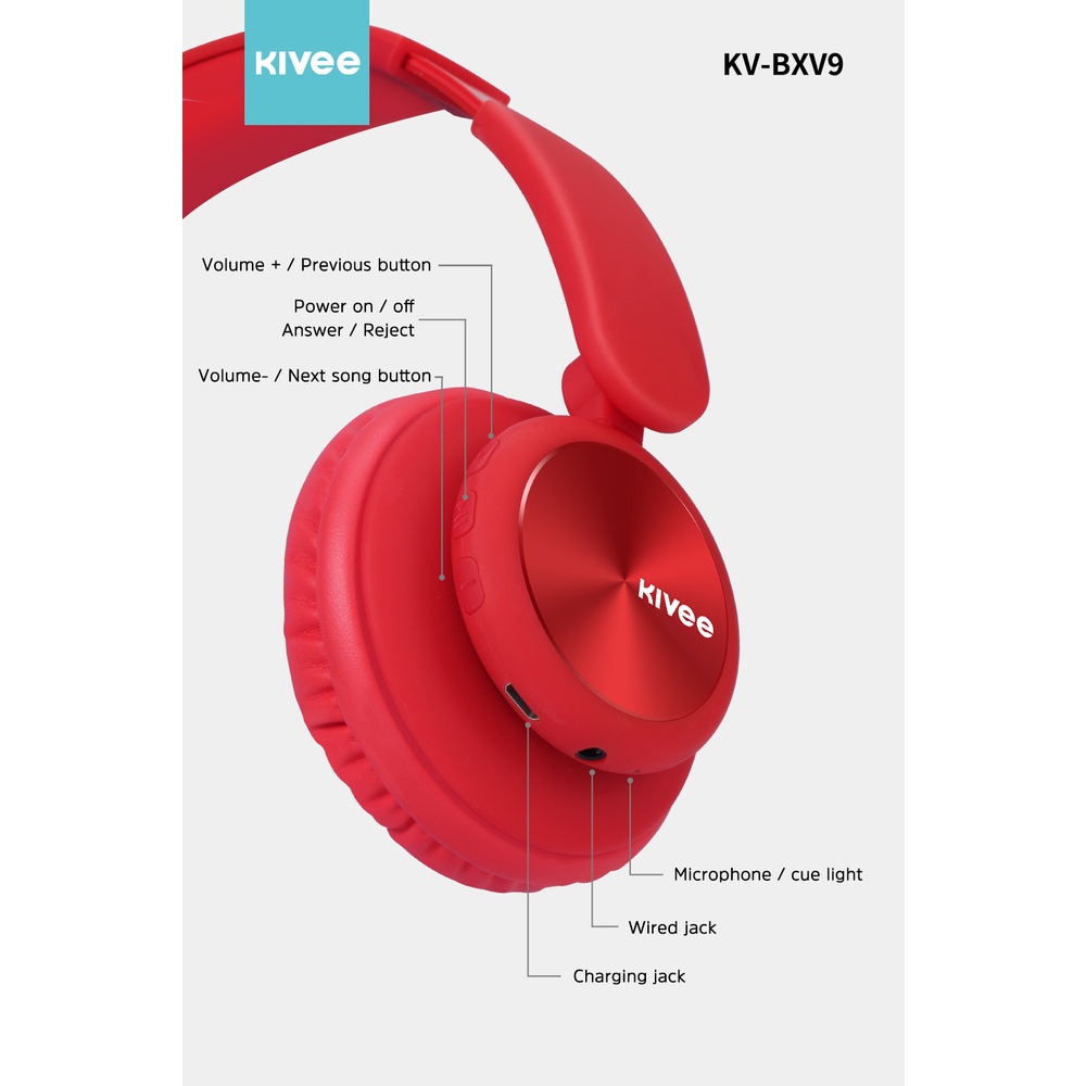 HEADPHONE KIVEE BXV9