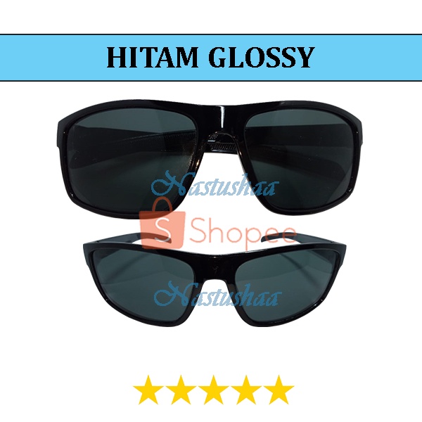 Kacamata Hitam Sport Pria Wanita Kekinian Fashion Aksesoris Sunglasses Korea Untuk Olahraga Kaca Mata Gaya Model Kotak Unisex