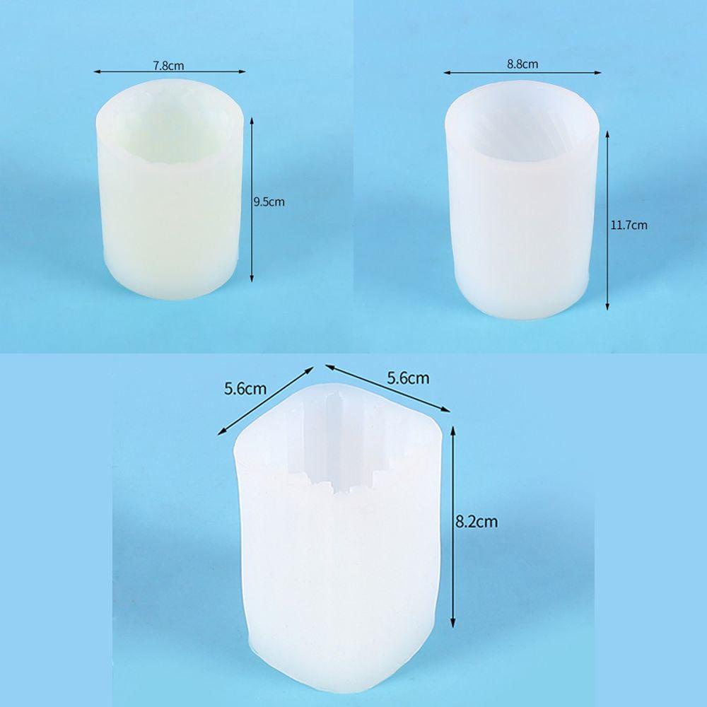 R-flower Candle Mold DIY Craft Clay Tools Handmade Geometris