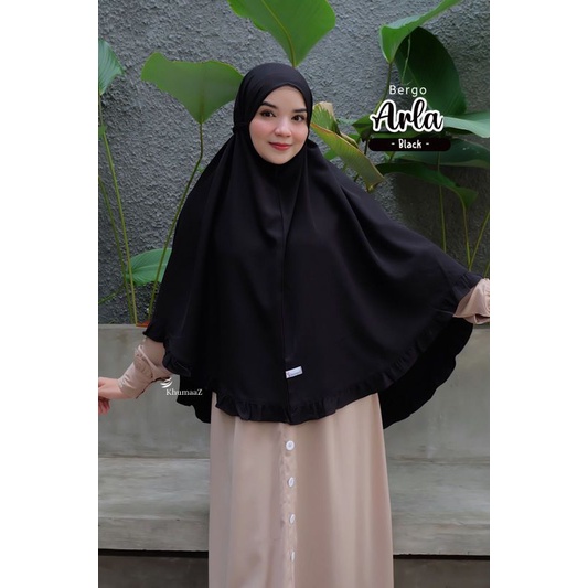 Bergo Arla Khumaaz Azda | Bergo Tali Army Teracota