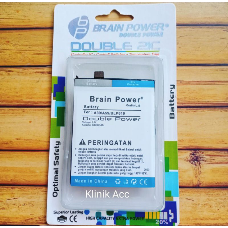 BATRE BATREI BATRE / DOUBEL POWER / OPPO BLP 619 / OPPO A39 / OPPO A59 / BATRE BATREI BATRE