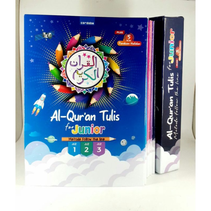 Mushaf Al Quran Tulis For Junior Plus Panduan Hafalan 5 Box Lengkap 30 Juz