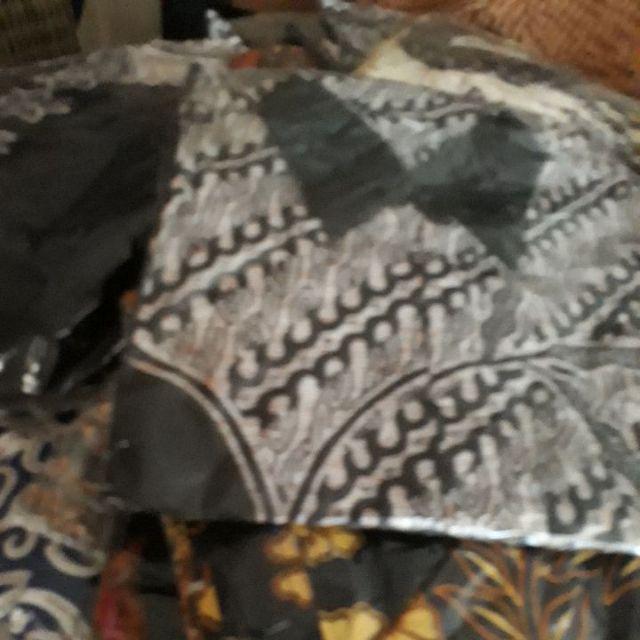 Promo Batik Hrb026 Kenongo Hem Pendek Padi Pekalongan M L Xl Batik Pria Murah Modern Grosir Hm