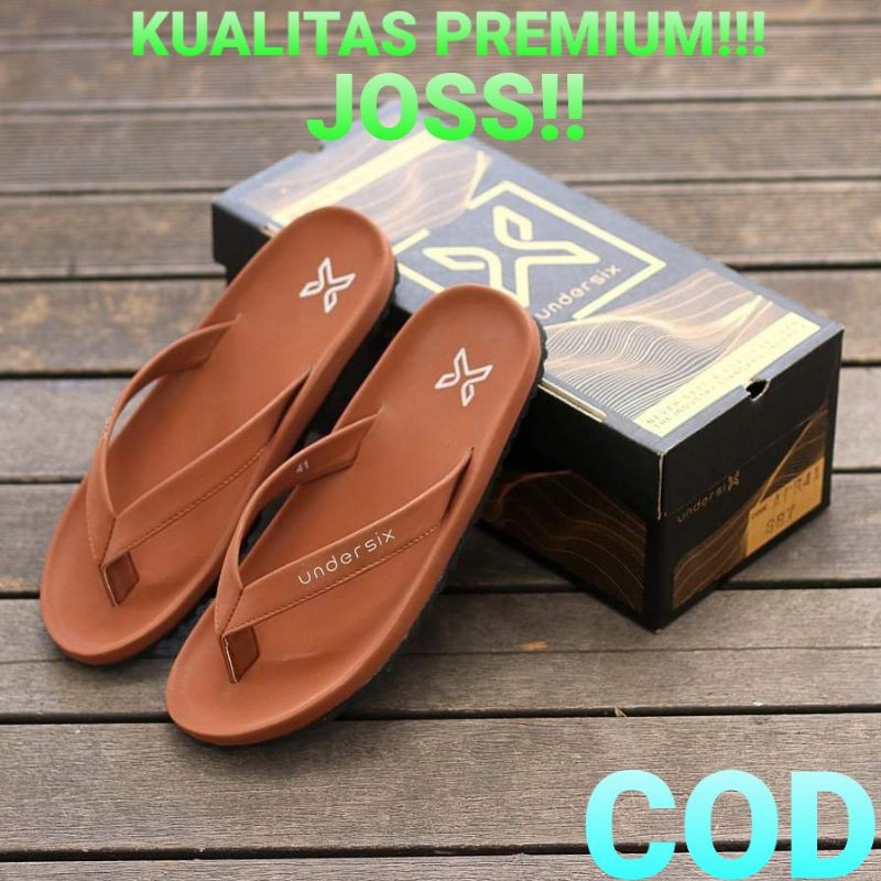 UNDERSIX SANDAL JEPIT DISTRO MURAH /SANDAL ANTI SLIP TEBAL