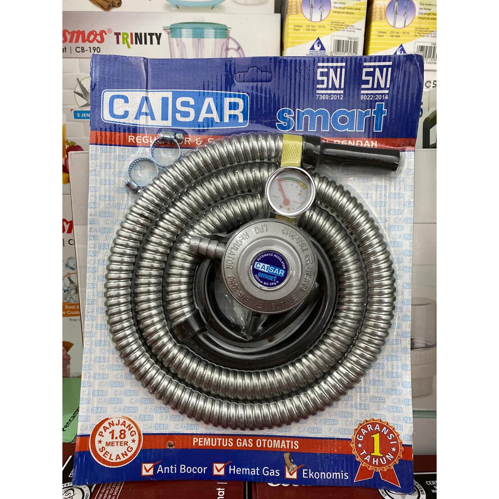 Selang Gas + Regulator Caisar Premium