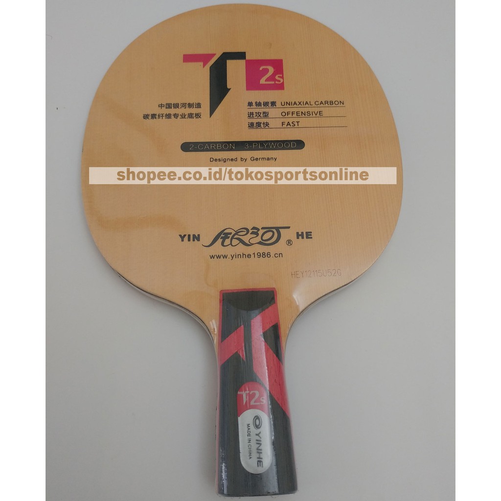 Penhold T5S Kayu Bat Pingpong Yinhe Blade Bet Tenis Meja ORIGINAL