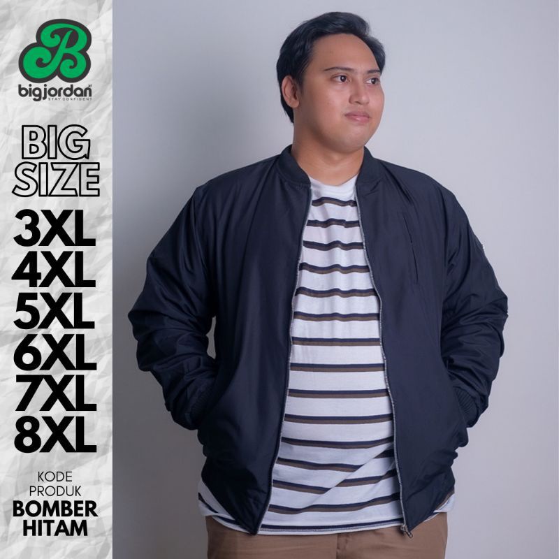 Jaket Bomber Pria Big Size 5XL 6XL 7XL 8XL jaket parasut jumbo size xxxxl xxxxxl xxxxxxl xxxxxxxl