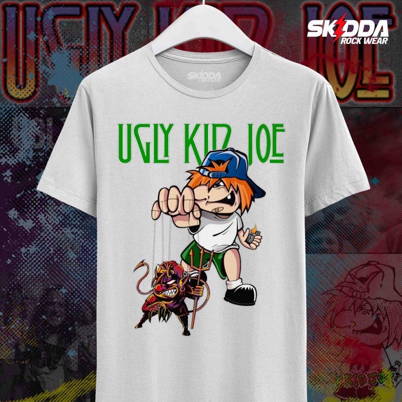 T Shirt Kaos Band Rock UGLY KID JOE - Premium White NSA