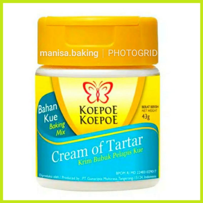 

CREAM OF TARTAR KOEPOE KOEPOE 43 GR