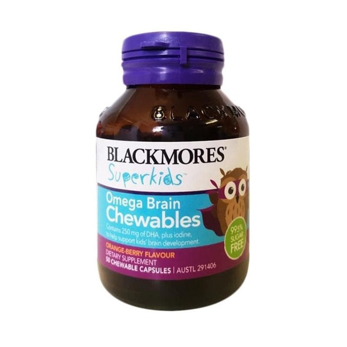 Blackmores Superkids Omega Brain Chewables 50 Capsules