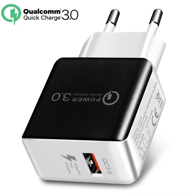 18W Quick Charge 3.0 Fast Charger Travel Adaptor