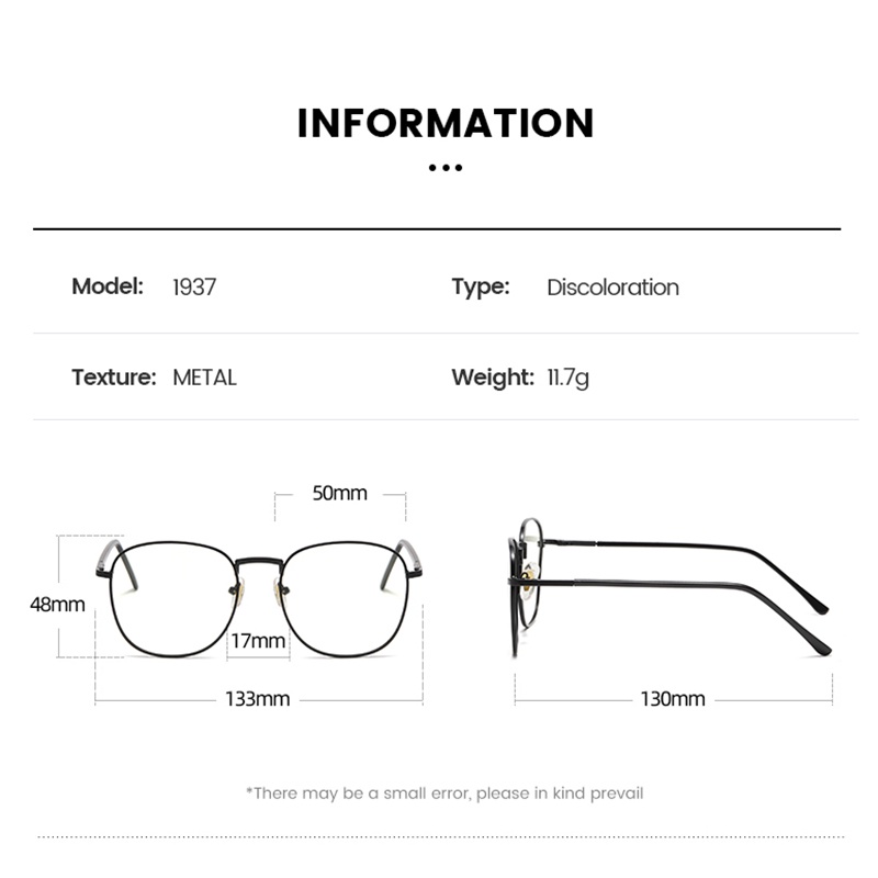 Kacamata Photochromic Anti Radiasi Anti Blue Light Untuk Pria Dan Wanita