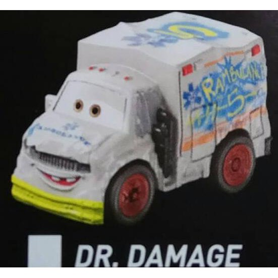 Produk Terlaris Cars 3 No 20 Dr Damage Mini Racers Mattel Racer Pixar Misp Barang Terjamin