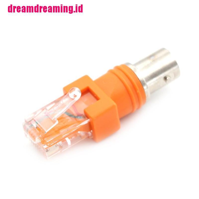 Adapter Konektor Coupler RJ45 Ke RF Female Ke RJ45