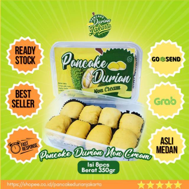 

Pancake Durian Non Cream boks