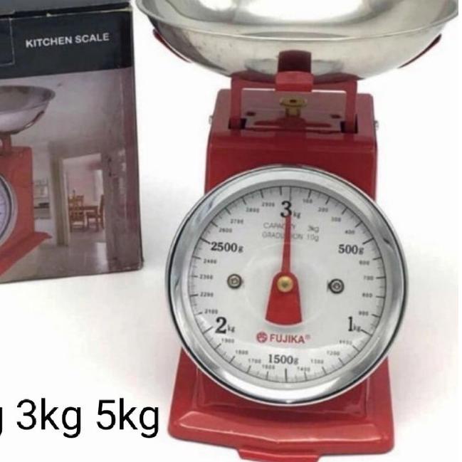 ♝ timbangan besi fujika manual 5 kg / timbangan kue / timbangan dapur 2kg 3kg 5kg ♛
