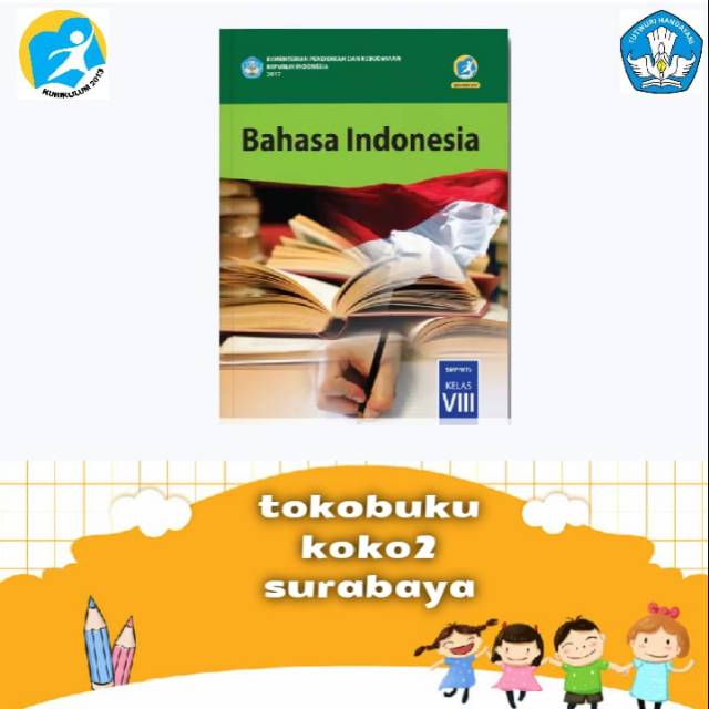 Jual BUKU PAKET BAHASA INDONESIA SMP KELAS 8 K13 REVISI 2017 Indonesia