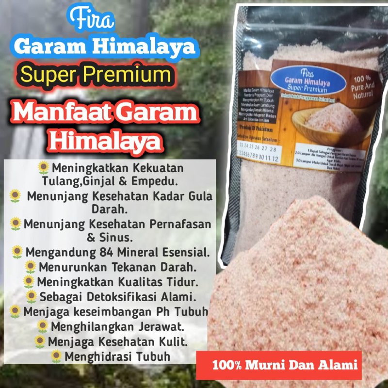 

garam himalaya 250 gram/ himalayan pink salt